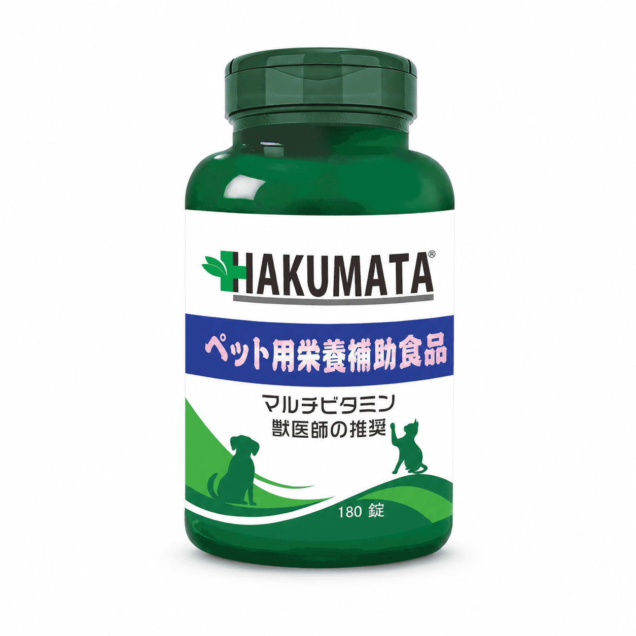 HAKUMATA Japan-Made Multivitamin 180 tablets for cats and dogs / HAKUMATA 日本产复合维生素180片猫狗通用产品图